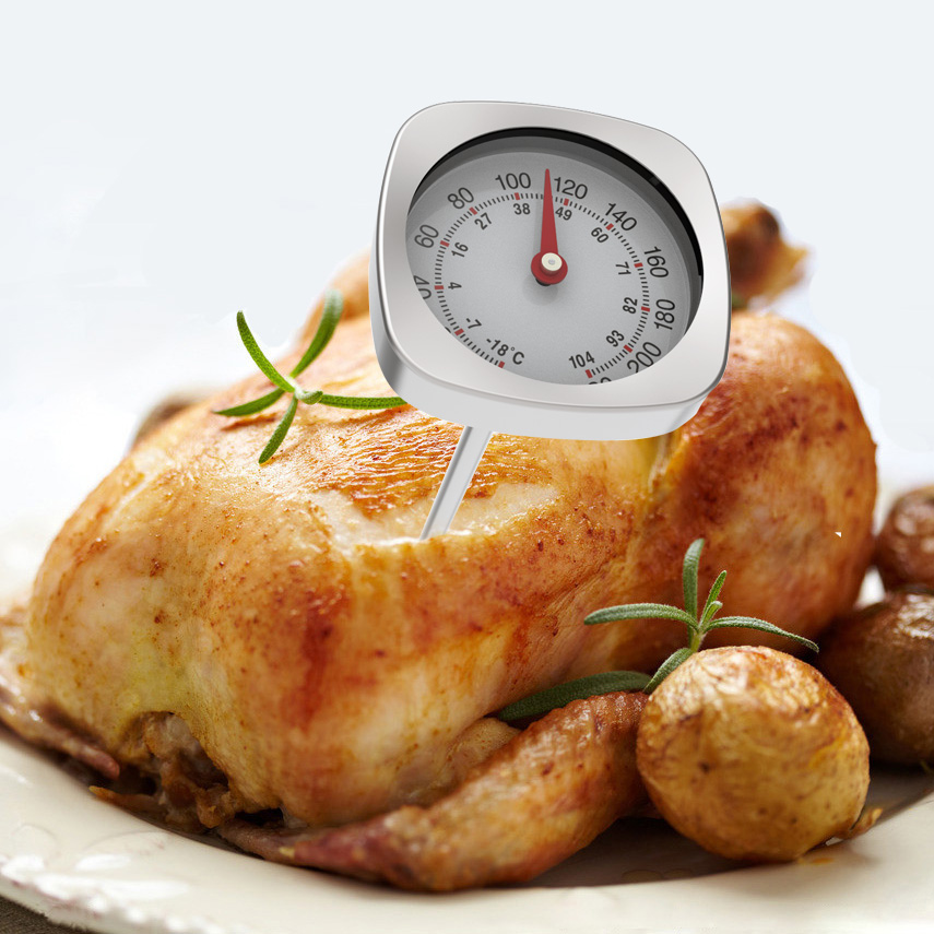 KT-Thermo B-1N Stainless Steel Milk Thermometer with 1.5-inch Dial